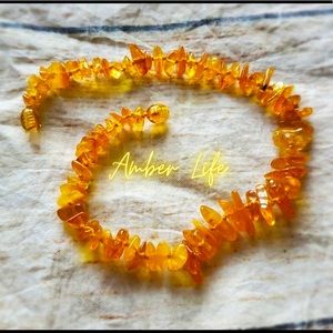 Honey Chip Amber Necklace